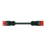 pre-assembled connecting cable Eca Socket/open-ended red