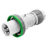 STRAIGHT PLUG HP - IP66/IP67/IP68/IP69 - 3P+E 63A >50V 100-300HZ - GREEN - 10H - MANTLE TERMINAL