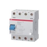 F204 AC-125/0.03-L Residual Current Circuit Breaker 4P AC type 30 mA