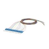 OpDAT pigtail LC-UPC, OS2, 12 colors