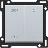 Finishing set for electrically separated roll-down shutter switch, ste