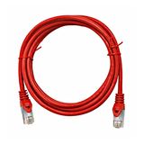 Patchcord RJ45 shielded Cat.6a 10GB, LS0H, red,  5.0m