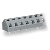PCB terminal block 2.5 mm² Pin spacing 7.5/7.62 mm light gray
