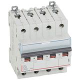 DX³6000 10kA high inlet and low outlet screw circuit breaker 4P 400~ - 6A - D curve - for traditional HX³ comb