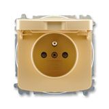 5519A-A02397 D Socket outlet with earthing pin, shuttered, with hinged lid