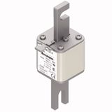 Fuse-link, high speed, 160 A, AC 690 V, compact DIN 1, 45 x 58 x 134 mm, aR, DIN, IEC, single indicator, 80 mm centres