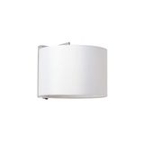 SAHARA CHROME WALL LAMP WHITE SHADE