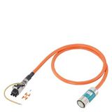 Power cable pre-assembled type: 6FX5002-5CS13 (1FT/1FK/1PH for SINAMICS) 4x 10 6FX5002-5CS13-1FA0