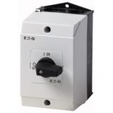 On-Off switch, 6 pole + 1 N/O + 1 N/C, 20 A, 90 °, surface mounting