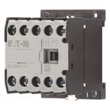 Contactor, 230 V 50 Hz, 240 V 60 Hz, 3 pole, 380 V 400 V, 3 kW, Contacts N/C = Normally closed= 1 NC, Screw terminals, AC operation