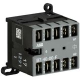B7-40-00-F-02 Mini Contactor 42 V AC - 4 NO - 0 NC - Flat-Pin Connections