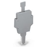 Fuse plug with pull-tab for miniature metric fuses 5 x 20 mm and 5 x 2