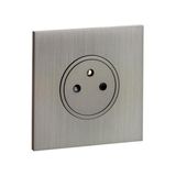 Art d'Arnould universe Epure power socket 2P+E 16A 250V - brushed steel