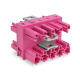 3-way distribution connector 5-pole Cod. B pink