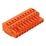 1-conductor female connector CAGE CLAMP® 2.5 mm² orange