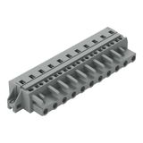 1-conductor female connector CAGE CLAMP® 2.5 mm² gray