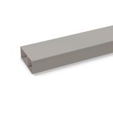 LE 60110 TW sgr  Channel LE, for cable storage, 2000x110x60, stone grey, Polyvinyl chloride