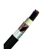 Halogen-Free Cable N2XCH 4x4re/4 black, circular solid