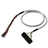 PLC-wire, Digital signals, 16-pole, Cable LiYCY, 1 m, 0.34 mm²