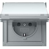 SCHUKO HC + in.sp. Gira TX_44 c.alum.