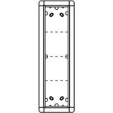 Surface-mounted frame 4 module places, white