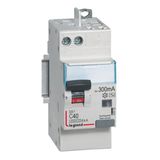 Differential circuit breaker DX³4500 high screw inlet and automatic high outlet U+N 230V~ - 40A typeAC 300mA - 2 modules