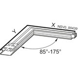 BD2A-400-LL-Y*-G* angle left X=0.36(0.38) m / Y=0.36(0.38) m - 1.25 m 160 A - 400