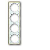 1724-73 Cover Frame 4gang(s) solar gold - impuls