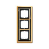 1723-835-500 Cover Frame Busch-dynasty® polished brass anthracite