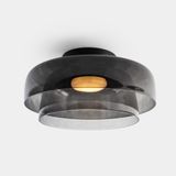 Ceiling fixture Levels Ceiling 2 Bodies Ø420mm + Ø320mm LED 24.4W SW 2700-3000-4000K DALI-2 Black 1850lm