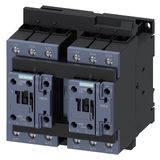 Reversing contactor assembly, AC-3, 30 kW/400 V, 24 V AC, 50/60 Hz, 3-pole, S2