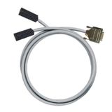 PLC-wire, Analogue signals, 15-pole, Cable LiYCY, 1 m, 0.25 mm²