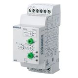 Frequency monitoring relay AC 120...270 V, 5 A, 2 changeover contact measuring range 40...70Hz