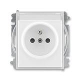 5519E-A02352 01 Socket outlet with earthing pin, shuttered, with labelling field ; 5519E-A02352 01