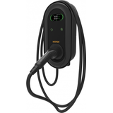 EV 22kW network charger, 3.8" LCD display, LAN, WiFi, RFID and Type 2 socket