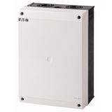 Insulated enclosure, HxWxD=160x100x100mm, +mounting plate