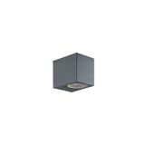 Wall Lamp Dark Gray Square H:80 Tilos