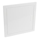 Flush-mounting cabinet Nedbox - metal door white RAL 9010 - 1 row - 12+2 mod.
