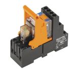 Relay module, 24 V DC, Green LED, Free-wheeling diode, 4 CO contact wi