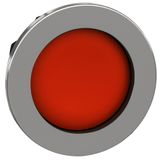 Head for non illuminated push button, Harmony XB4, flush mounted red pushbutton recessed