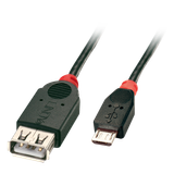 1m USB 2.0 Type Micro-B to A OTG Cable USB Type Micro-B Male to A Female