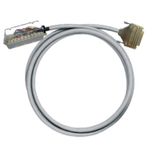 PLC-wire, Analogue signals, 25-pole, Cable LiYCY, 7 m, 0.25 mm²