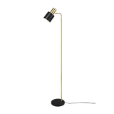 Adam floor lamp E27 matt black/matt brass