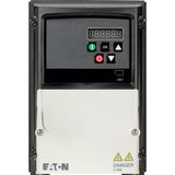 Variable frequency drive, 400 V AC, 3-phase, 2.2 A, 0.75 kW, IP66/NEMA 4X, Radio interference suppression filter, 7-digital display assembly, Addition