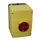 Enclosures for MPX³ 32H and 32MA - IP 65 - With yellow/red rotary handle