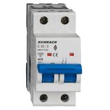 Miniature Circuit Breaker (MCB) AMPARO 10kA, C 32A, 2-pole