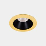 Downlight Play Deco Symmetrical Round Fixed 17.7W LED neutral-white 4000K CRI 90 50.6º Gold/Black IP54 1391lm