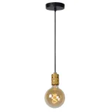 Lucide JOVA - Pendant light - Ø 4,6 cm - 1xE27 - Matt Gold / Brass