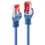 7.5m Cat.6 S/FTP Network Cable, Blue RJ45, M/M, 250MHz, Copper, 28AWG