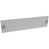 Solid metal faceplate XL³ 800 - 1/4 turn - 24 modules - h 100 mm